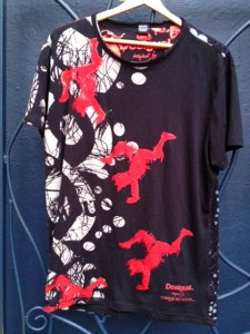 Desigual men's Cirque du Soleil T-shirt. photo by angelvancouver.com cirque.tshirt