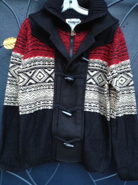 new.mens.Desigual.sweater.jacket