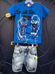 Desigual for kids: Limon shorts & Potones T-shirt