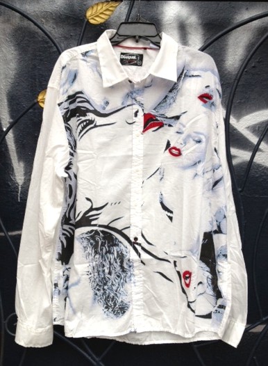 Desigual.Faces.and.Lips.mens.shirt