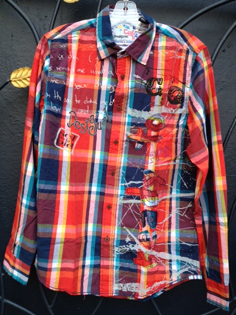 This men's shirt, called Blai, is part of Desigual's spring 2013 collection, known as La Vida es Chul (Life is Cool) Desigual.mens.Blais.shirt