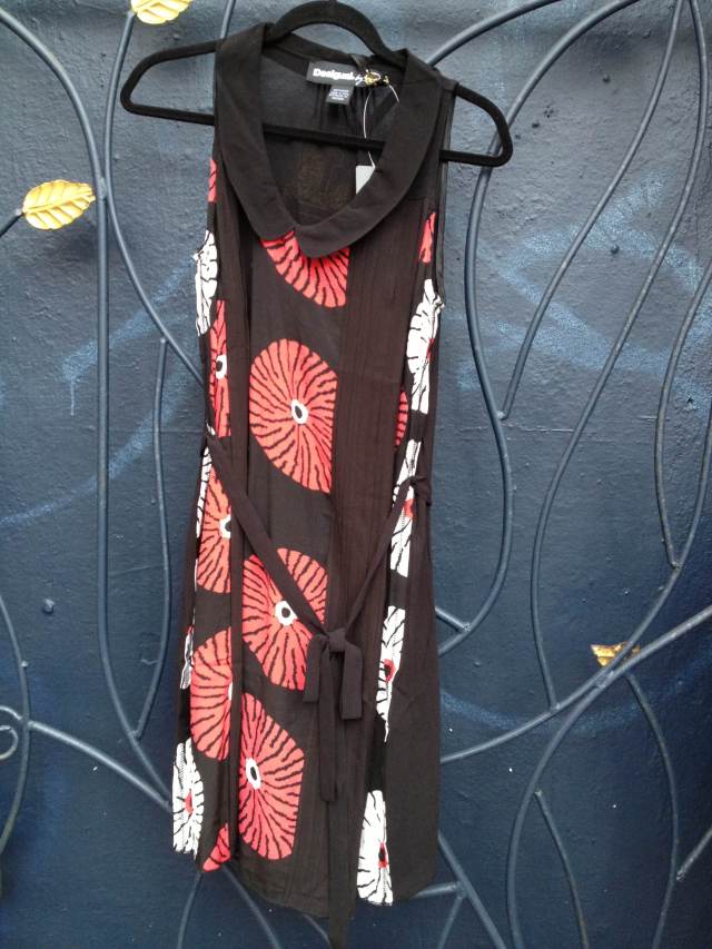 This dress, called Pili, was designed by Christian Lacroix for Desigual. Photo by angelvancouver.com Desigual.Lacroix.sleeveless.dress