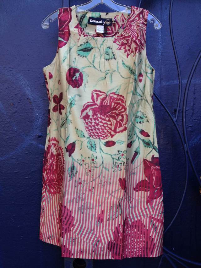 This Irina dress, $184, was designed by Christian Lacroix for Desigual. Photo by angelvancouver.com Desigual.Irina.dress.$184.