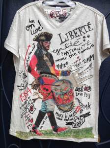 Desigual "Napoleon" T-shirt for men, $99. Fall-winter 2013. photo by angelvancouver.com Desigual.Napolean.Tshirt.men.$99