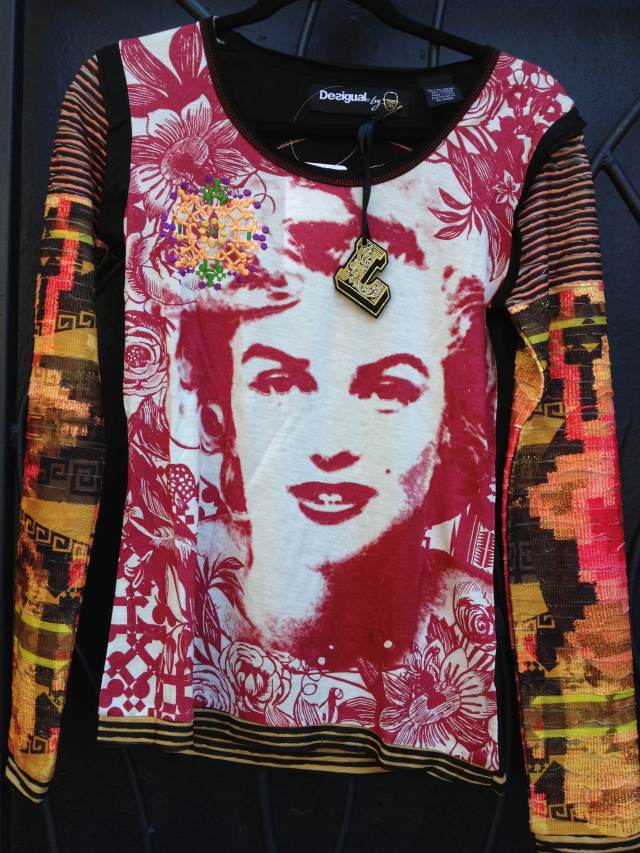 Desigual ALMU Marilyn Monroe top by Lacroix. 2013.