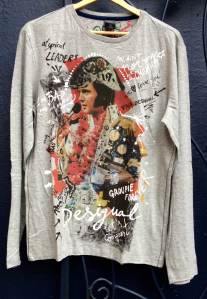 Desigual ELVIS SINGING long-sleeved T-shirt shirt, $99. Fall-winter 2013. photo by angelvancouver.com Desigual.Elvis.singing.T.shirt.$99