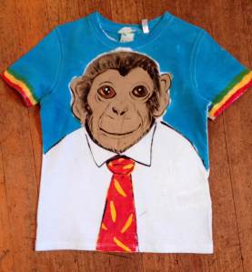 Angel.Monkey.shirt.kids