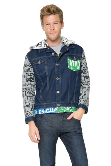 Desigual Cazadora jean jacket for men for Spring-Summer 2016