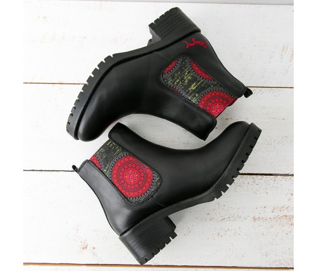 Desigual CHARLY2 black ankle boots. $159.95. Fall-Winter 2015