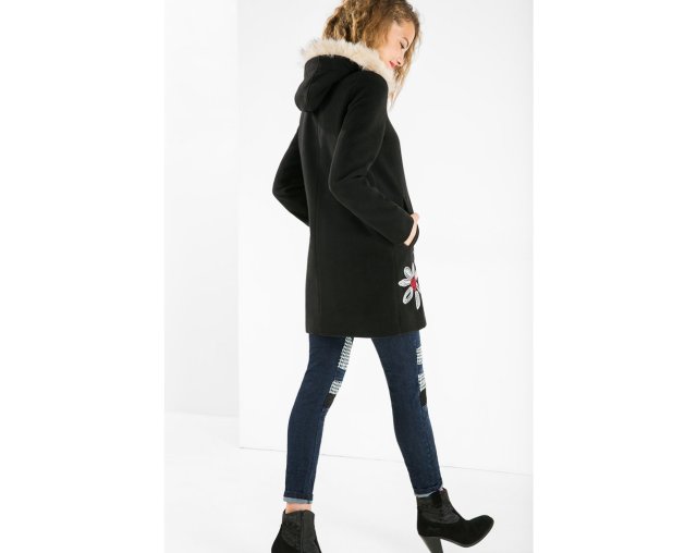 Arriving soon: Desigual SIX coat (back). $279.95. Fall-Winter 2015