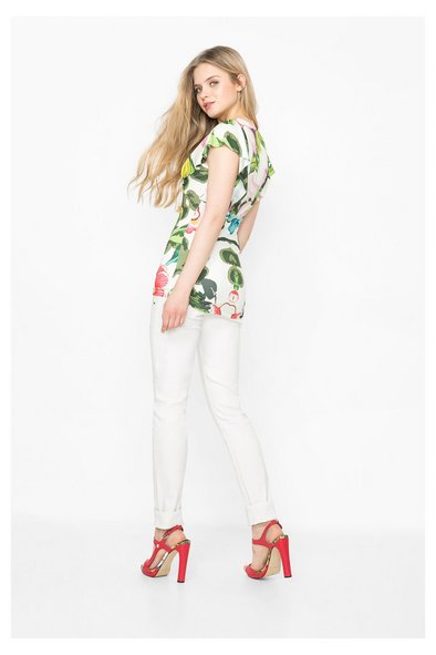 Back of Desigual ERASMO v-neck T-shirt. $85.95. Spring-Summer 2016.