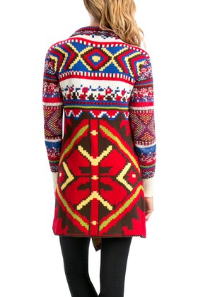 Back of Desigual CARDIGAN GUADIX by Lacroix. $179. Fall-Winter 2015