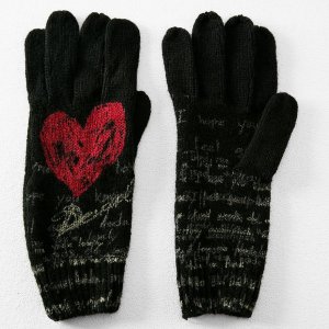 Desigual HEART gloves, $49.95.