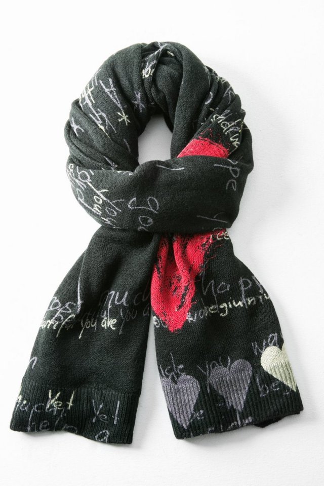 Desigual HEART scarf. $109.95.