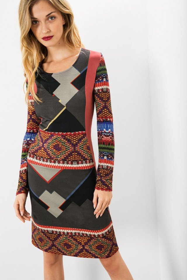 Desigual ROYN dress. $165.95. Fall-Winter 2015