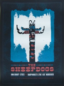Sheepdogs.van.concert.poster