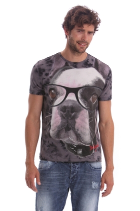 Desigual DEFEN T-shirt. Spring-Summer 2014. Desigual.man.TS.DEFEN.dog.SS2014.41T1481_2000