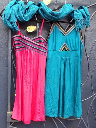 knee length dresses for ladies Hattie Dress in Montage Print