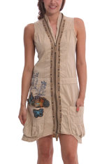 Desigual.Meryane.dress.sand.colour