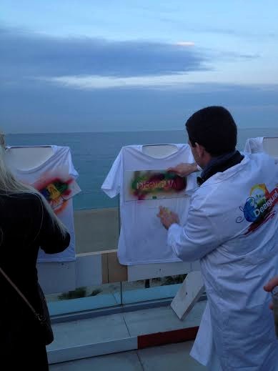 Barcelona.HQ.rooftop.Tshirt.painting.2014