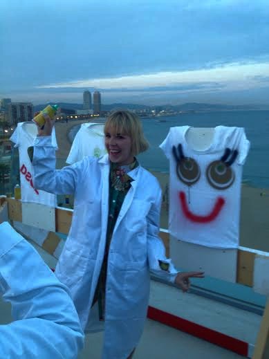 Barcelona.HQ.rooftop.Tshirt.painting4.2014.j