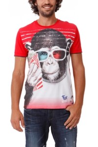 Desigual.man.TS.MONKEY.3D.red.SS2014.41T1472_3144