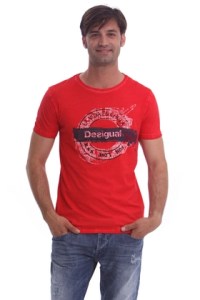Desigual.Underground.Tshirt.red