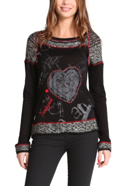 Desigual AZAHARA knitted T-shirt. $105. Fall-Winter 2014 collection at Angel Vancouver. Desigual.Azahara.Fall.Winter.2014