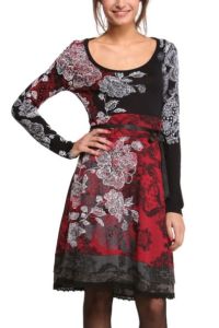 Desigual.CELINE.dress.red.FW2014