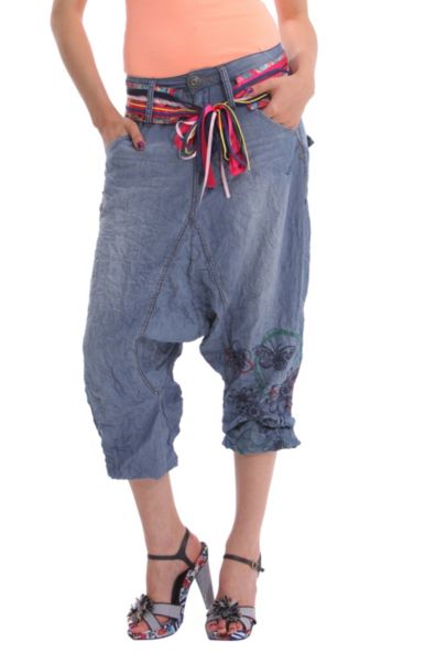 Desigual.Concha.denim.harem.pants