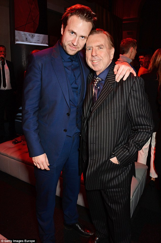 Actor.Rafe.Spall.with.dad.Timothy.Getty.Images