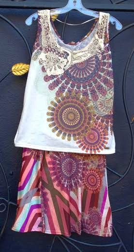 Smash top $54 & Konnor skirt $69.SS2015