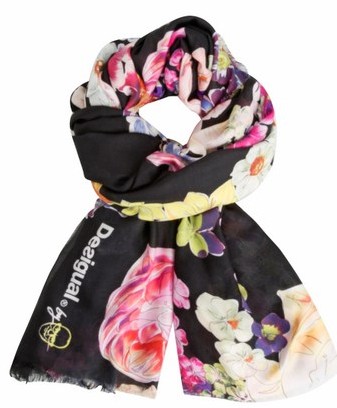 Desigual-Foulard-Black-Flower-Soft-scarf-by-Lacroix.$65.95.SS2016.61W5LA0_2000