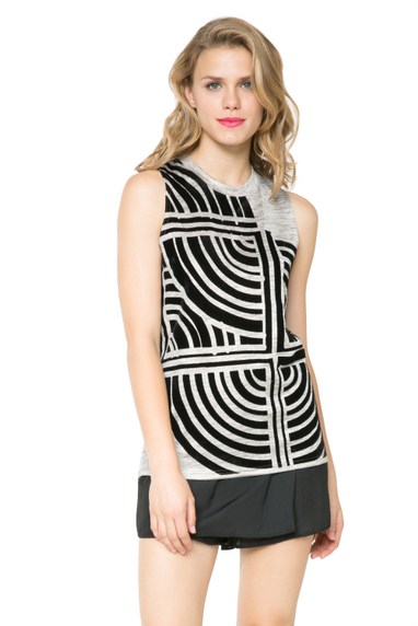 Coming soon: Desigual JILF T-shirt by Lacroix. $105.95. Spring-Summer 2016