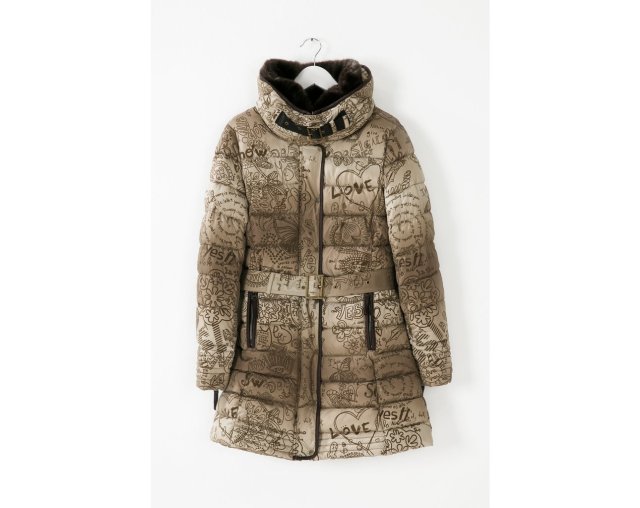 Desigual ALETHEA quilted down jacket. $264. Fall-Winter 2015.
