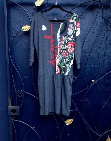 Desigual CORALINE dress. $109.95. Fall-Winter 2015. photo by angelvancouver.com