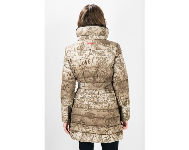 Desigual ALETHEA quilted down jacket. $264. Fall-Winter 2015.