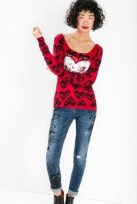 Desigual PULLOVER MITHIAH sweater. $109. Fall-Winter 2015.
