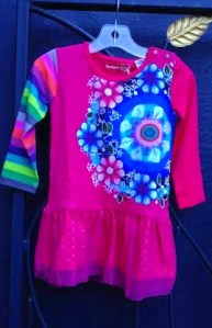 Desigual.Christina.kids.dress.$59.organic cotton.FW2015