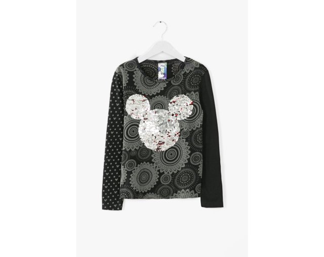 Desigual BURGUI kids T-shirt with reversible sequins. $59.95. Fall-Winter 2015. Desigual partnered with Disney on this shirt.