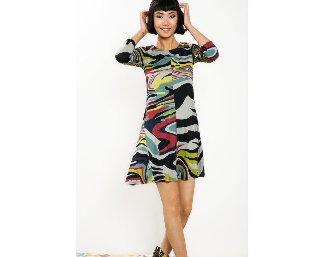 Desigual.DRESS.ONAMON.by.Christian.Lacroix.$169.95.FW2015.2