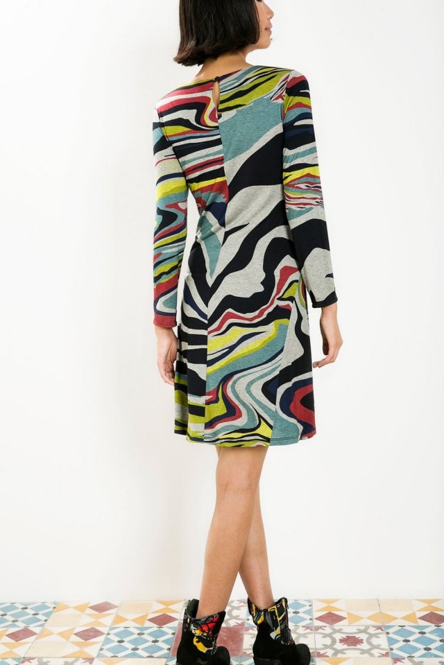 Back of Desigual ONAMON dress by Christian Lacroix. $169.95. Fall-Winter 2015