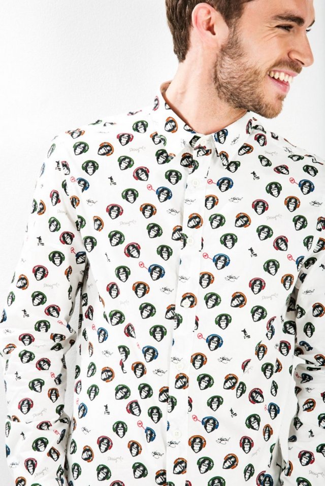 Desigual MONKIKI shirt for men. $109.95. Fall-Winter 2015