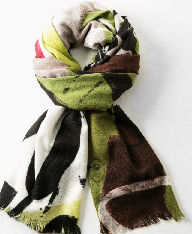 Desigual HAPPY FOREST scarf, $75.95. Fall-Winter 2015.