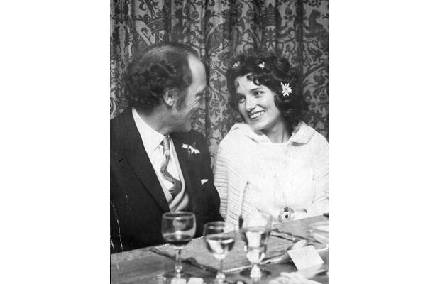 Pierre Trudeau, then 51, and his wife Margaret, 22, at their 1971 wedding in North Vancouver. photo by Dan Scott/The Vancouver Sun. Pierre.Margaret.wedding.North.Vancouver.1971