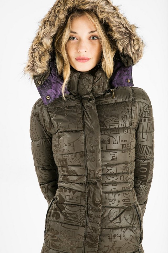 Desigual SHAILA winter coat. $264.95. Fall-Winter 2015.