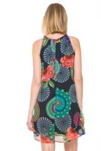 Back of Desigual AYA dress. $139.95. Spring-Summer 2016.