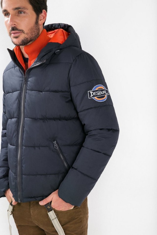 Desigual MIX winter coat. Clearance sale: Now 40% off. Fall-Winter 2015.