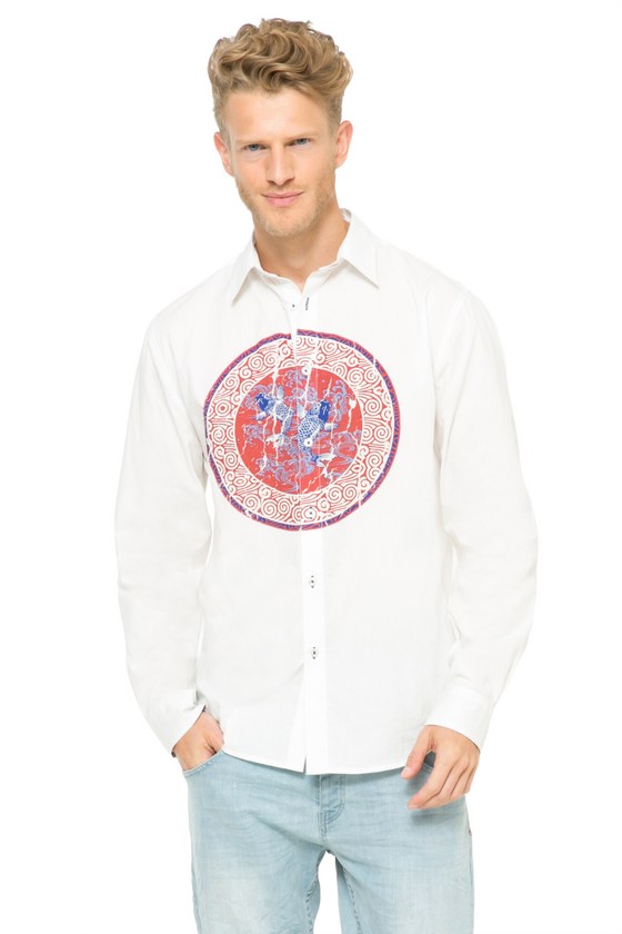 Desigual.JULIO.shirt.koi.design.$105.95.SS2016.61C12G4-1000