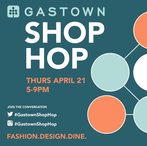 Angel is offering 20-50% off everything Thursday for Gastown Shop Hop, 5-9 p.m. April 21, 2016